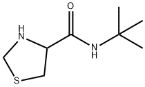 4-Thiazolidinecarboxamide, N-(1,1-dimethylethyl)- Struktur