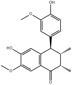 Arisantetralone B Struktur