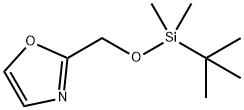 Oxazole, 2-[[[(1,1-dimethylethyl)dimethylsilyl]oxy]methyl]- Struktur