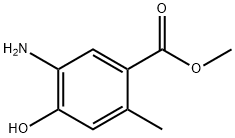 Benzoic acid, 5-amino-4-hydroxy-2-methyl-, methyl ester Struktur