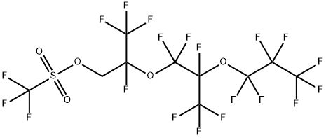 Methanesulfonic acid, 1,1,1-trifluoro-, 2,3,3,3-tetrafluoro-2-[1,1,2,3,3,3-hexafluoro-2-(1,1,2,2,3,3,3-heptafluoropropoxy)propoxy]propyl ester