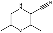 3-Morpholinecarbonitrile, 2,6-dimethyl- Struktur