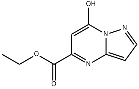 Pyrazolo[1,5-a]pyrimidine-5-carboxylic acid, 7-hydroxy-, ethyl ester Struktur