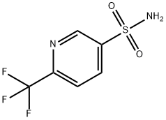 3-Pyridinesulfonamide, 6-(trifluoromethyl)- Struktur