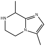 Imidazo[1,2-a]pyrazine, 5,6,7,8-tetrahydro-3,8-dimethyl- Struktur