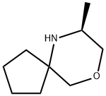 9-Oxa-6-azaspiro[4.5]decane, 7-methyl-, (7S)- Struktur