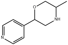 Morpholine, 5-methyl-2-(4-pyridinyl)- Structure