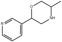 Morpholine, 5-methyl-2-(3-pyridinyl)- Struktur