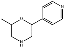 Morpholine,2-methyl-6-(4-pyridinyl)- Struktur