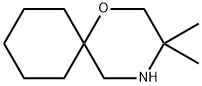 1-Oxa-4-azaspiro[5.5]undecane, 3,3-dimethyl- Struktur