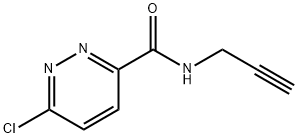 6-chloro-N-(prop-2-yn-1-yl)pyridazine-3-carboxamide Struktur