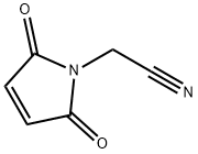 2-(2,5-Dioxo-2,5-dihydro-1H-pyrrol-1-yl)acetonitrile Struktur