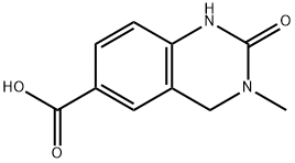 6-Quinazolinecarboxylic acid, 1,2,3,4-tetrahydro-3-methyl-2-oxo- Struktur