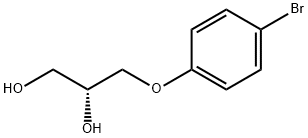 1,2-Propanediol, 3-(4-bromophenoxy)-, (2R)- Struktur