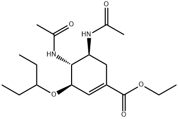 (3R,4R,5S)-ethyl 4,5-diacetamido-3-(pentan-3-yloxy)cyclohex-1- enecarboxylate