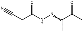 2-Cyano-N''-(3-oxobutan-2-ylidene)acetohydrazide Struktur