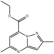 Ethyl 2,5-Dimethylpyrazolo[1,5-a]pyrimidine-7-carboxylate Struktur