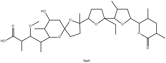 25-De(hydroxymethyl)-25-deoxy-25-oxo-monensin Monosodium Salt Struktur