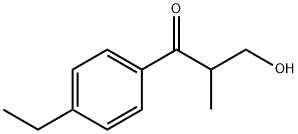 1-Propanone, 1-(4-ethylphenyl)-3-hydroxy-2-methyl- Struktur