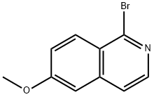 Isoquinoline, 1-bromo-6-methoxy- Struktur