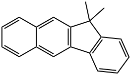 11H-Benzo[b]fluorene, 11,11-dimethyl- Struktur