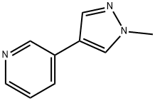 3-(1-methyl-1H-pyrazol-4-yl)pyridine Struktur