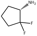 (S)-2,2-difluorocyclopentan-1-amine Struktur