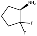 (R)-2,2-difluorocyclopentan-1-amine Struktur