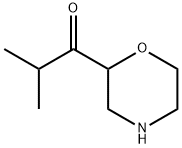 1-Propanone,2-methyl-1-(2-morpholinyl)- Struktur