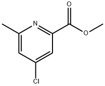 Methyl 4-chloro-6-methylpyridine-2-carboxylate Struktur