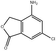 1(3H)-Isobenzofuranone, 4-amino-6-chloro- Struktur