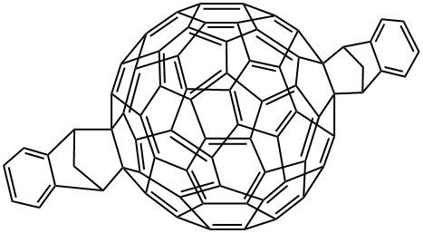 56,60:2'',3''][5,6]fullerene-C60-Ih Struktur