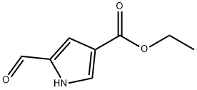 ethyl 5-formyl-1H-pyrrole-3-carboxylate Struktur