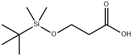 Propanoic acid, 3-[[(1,1-dimethylethyl)dimethylsilyl]oxy]- Struktur