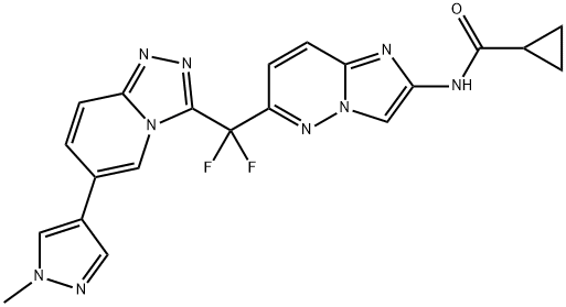 MET inhibitor Compound 1 Struktur