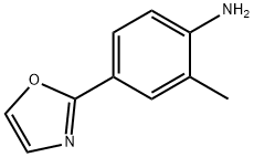 Benzenamine, 2-methyl-4-(2-oxazolyl)- Struktur