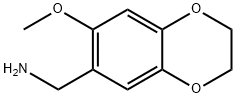 1-(7-methoxy-2,3-dihydro-1,4-benzodioxin-6-yl)methanamine(SALTDATA: HCl) Struktur