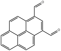 1,3-Pyrenedicarboxaldehyde Struktur