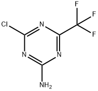 4-Chloro-6-(trifluoromethyl)-1,3,5-triazin-2-amine Struktur