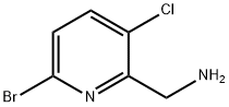 2-Pyridinemethanamine, 6-bromo-3-chloro- Struktur