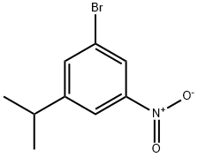 1-bromo-3-nitro-5-(propan-2-yl)benzene Struktur