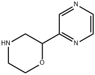 Morpholine, 2-(2-pyrazinyl) Struktur