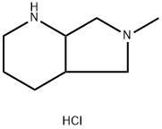 6-Methyloctahydro-1H-pyrrolo[3,4-b]pyridine dihydrochloride Struktur