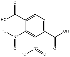 1,4-Benzenedicarboxylic acid, 2,3-dinitro- Struktur