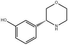 Phenol, 3-(3R)-3-morpholinyl- Struktur