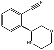 Benzonitrile, 2-(3R)-3-morpholinyl- Struktur