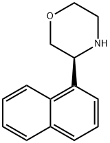 Morpholine,3-(1-naphthalenyl)-,(3S)- Struktur