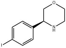 Morpholine,3-(4-iodophenyl)-,(3S)- Struktur