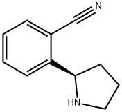 2-((2R)PYRROLIDIN-2-YL)BENZENECARBONITRILE Struktur