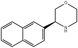 Morpholine,3-(2-naphthalenyl)-,(3S)- Struktur